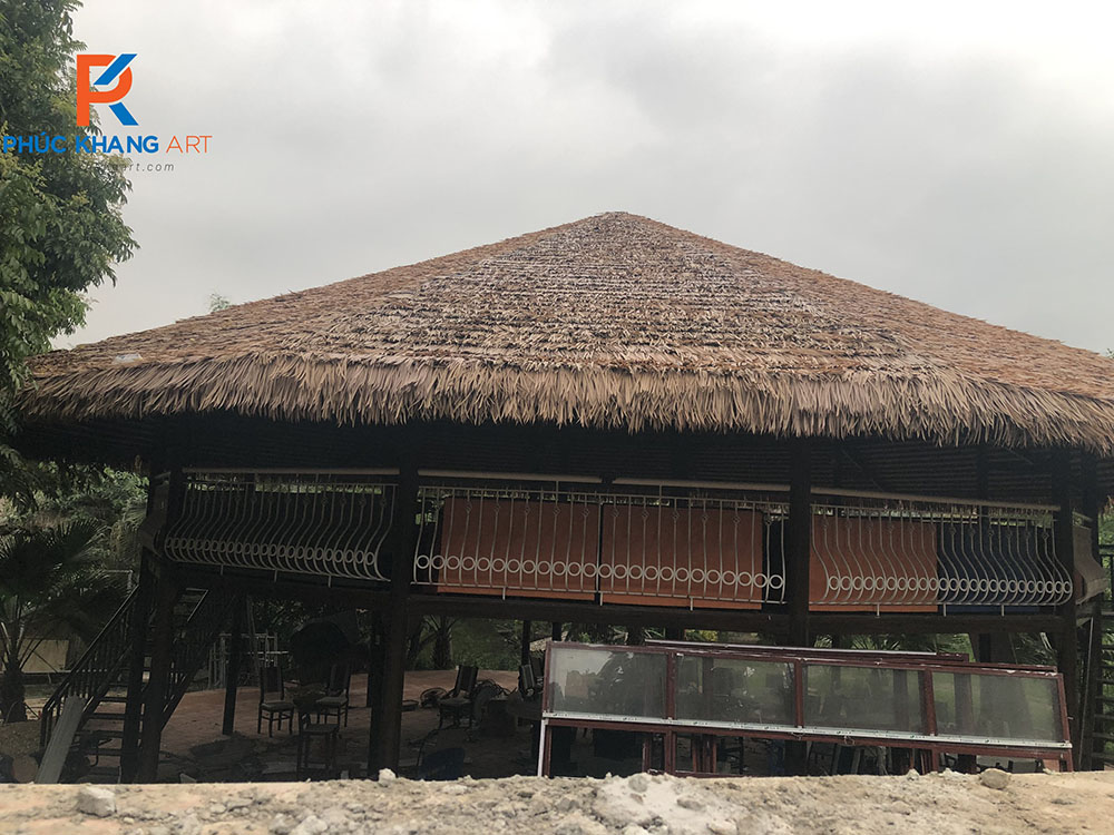 Dự án thi công chòi lá chòi bát giác 